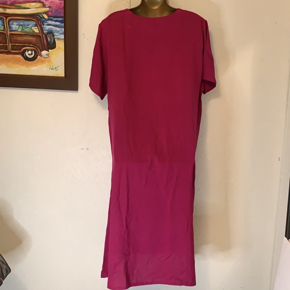 H.W Egypt cotton pink embroidered dress - Picture 6 of 7